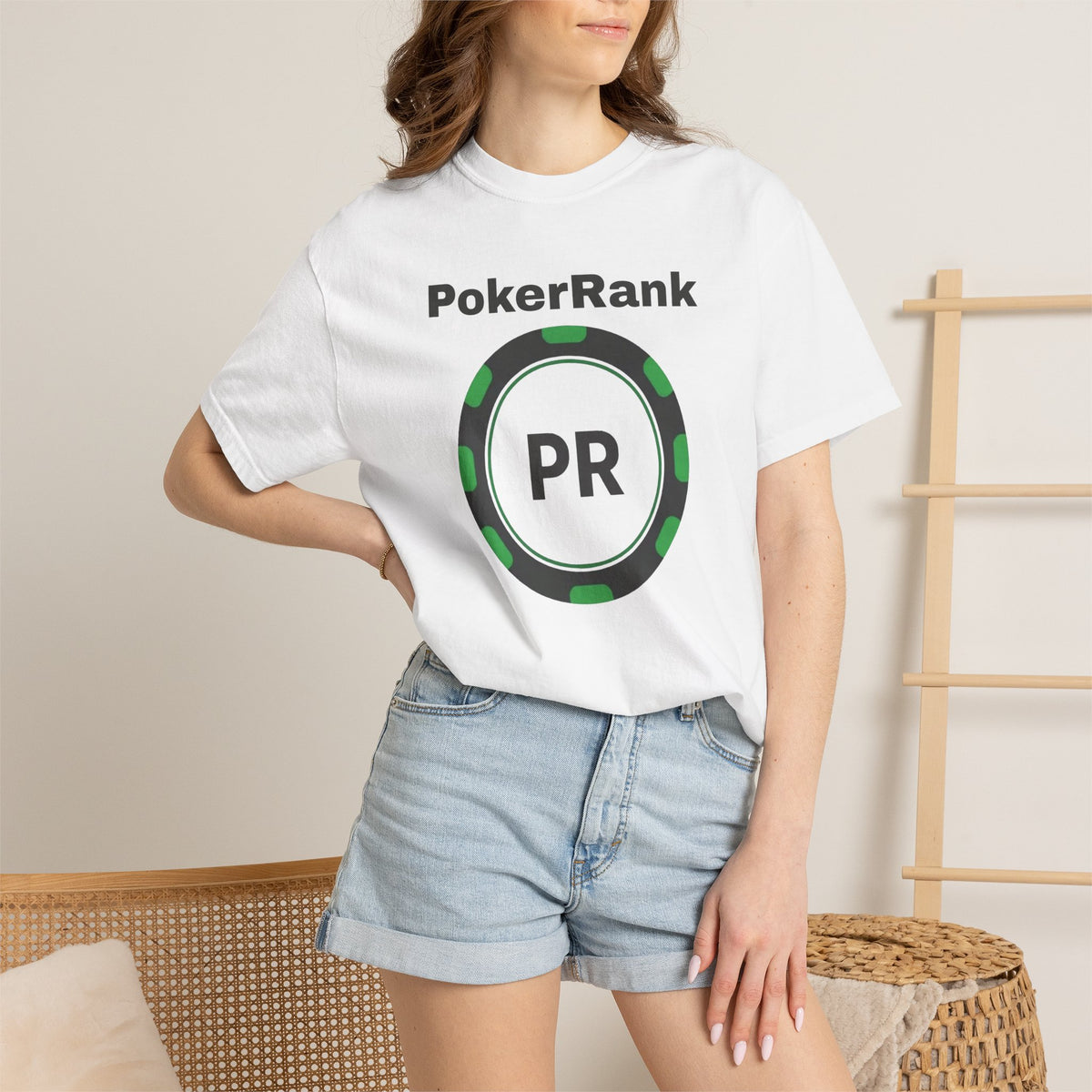 Light PokerRank Simple Tee